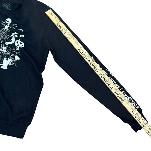 Nightmare Before Christmas Group Glow in the Dark Long Sleeve T Shirt Black Sz M - Picture 15 of 15